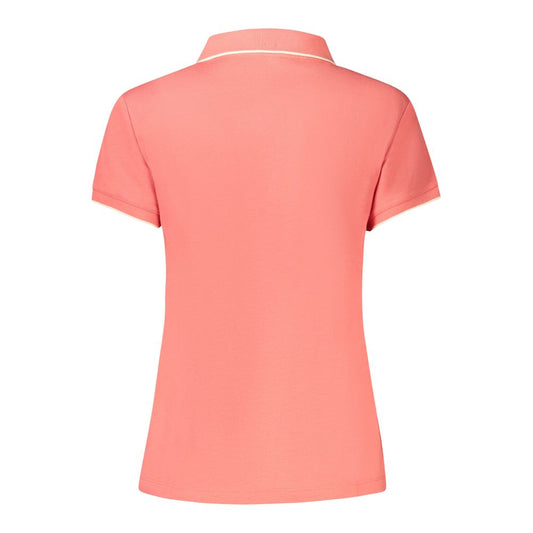 North Sails North Sails Pink Cotton Women Polo Shirt Discover the playful sophistication that defines this North Sails Short Sleeve Polo. The contrast detailing and bold logo print bring a trendy edge to a classic silhouette. Crafted from a luxe blend of