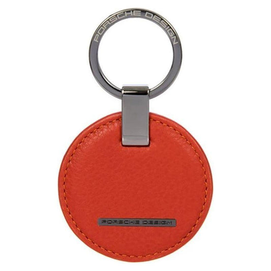 PORSCHE PORTACHIAVI MOD. OKY08802-020 Keychain PORSCHE DESIGN LEATHER Firebrick