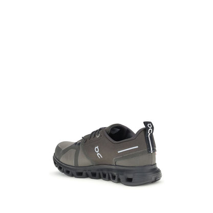 ON Black Recycled Polyester Athletic Sneakers with waterproof upper and Zero-Gravity foam midsole for comfort and stability.