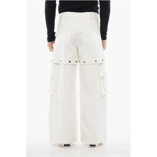 Off-White Off-White Baggy Fit Jeans With Embroidered Logo OF-P628857-W28