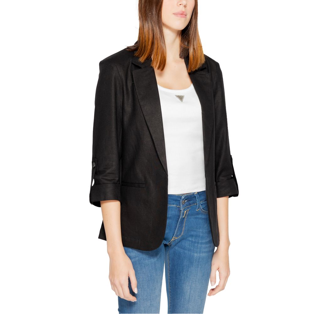 Only Black Linen Blazer