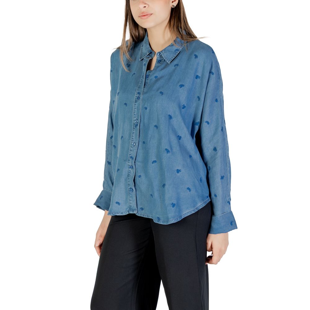 Only Blue Tencel Blouse