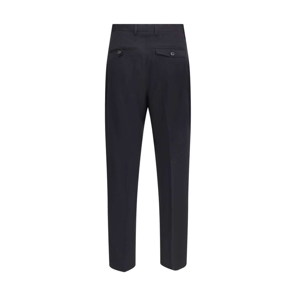 Our Legacy Black Fleece Wool Chino Pants