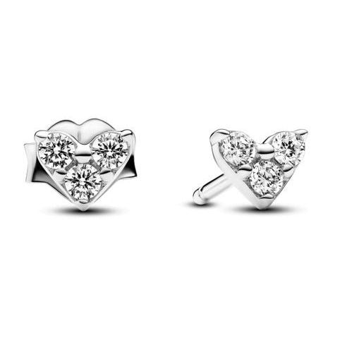 PANDORA JEWELRY Mod. SPARKLING DOUBLE BAND HOOP EARRINGS