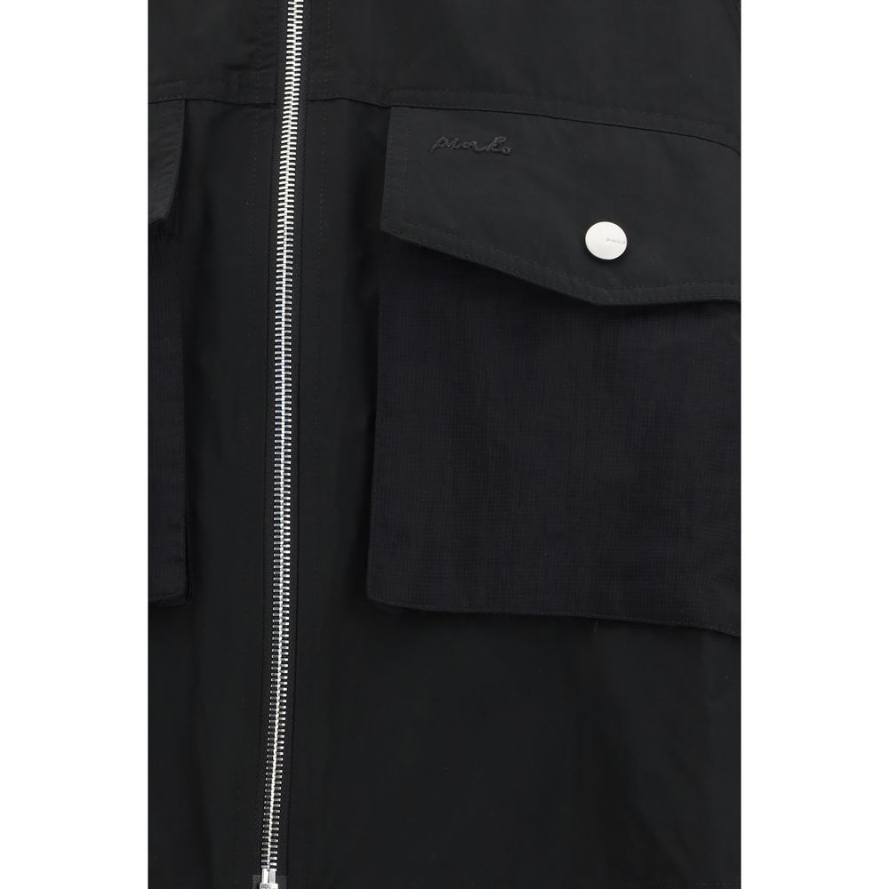 PINKO Black Polyester Shell Jacket 1728,72470364320,Black,Clothing,Jackets & Coats - Clothing,New with tags,PINKO,S,Shell Jackets - Jackets & Coats - Clothing,Women,XS