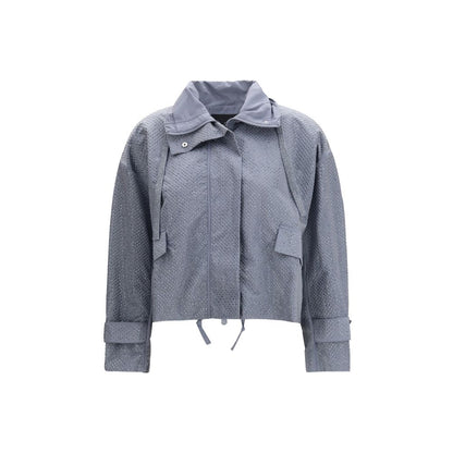 PINKO Blue Polyester Shell Jacket 1728,72470364320,Blue,Clothing,Jackets & Coats - Clothing,L,M,New with tags,PINKO,S,Shell Jackets - Jackets & Coats - Clothing,Women,XS