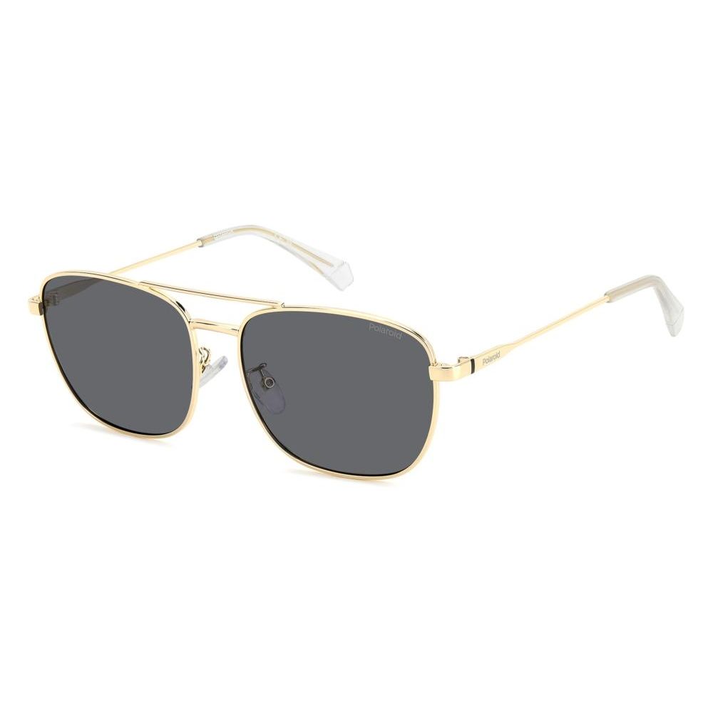 POLAROID MOD. PLD 4172_G_S_X sunglasses for gentlemen made of stainless steel with sleek gold frame and dark lenses.