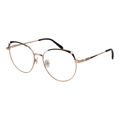 Elegant lady's eyeglasses in gold, PUCCI MOD. EP5209 55028, featuring a chic round frame design for a sophisticated look.