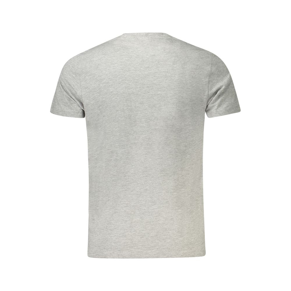 Back view of Pepe Jeans Brown Cotton Men T-Shirt showcasing slim-fit design and crew neck for modern trendsetters.