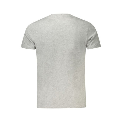 Back view of Pepe Jeans Brown Cotton Men T-Shirt showcasing slim-fit design and crew neck for modern trendsetters.