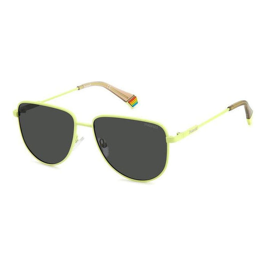 Polaroid Polaroid Yellow Metal Sunglasses POPLD6196SX4ANF6M9AC