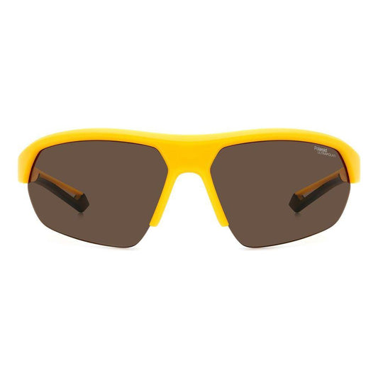 Polaroid Polaroid Yellow Resin Sunglasses POPLD7048S2V7G647AC