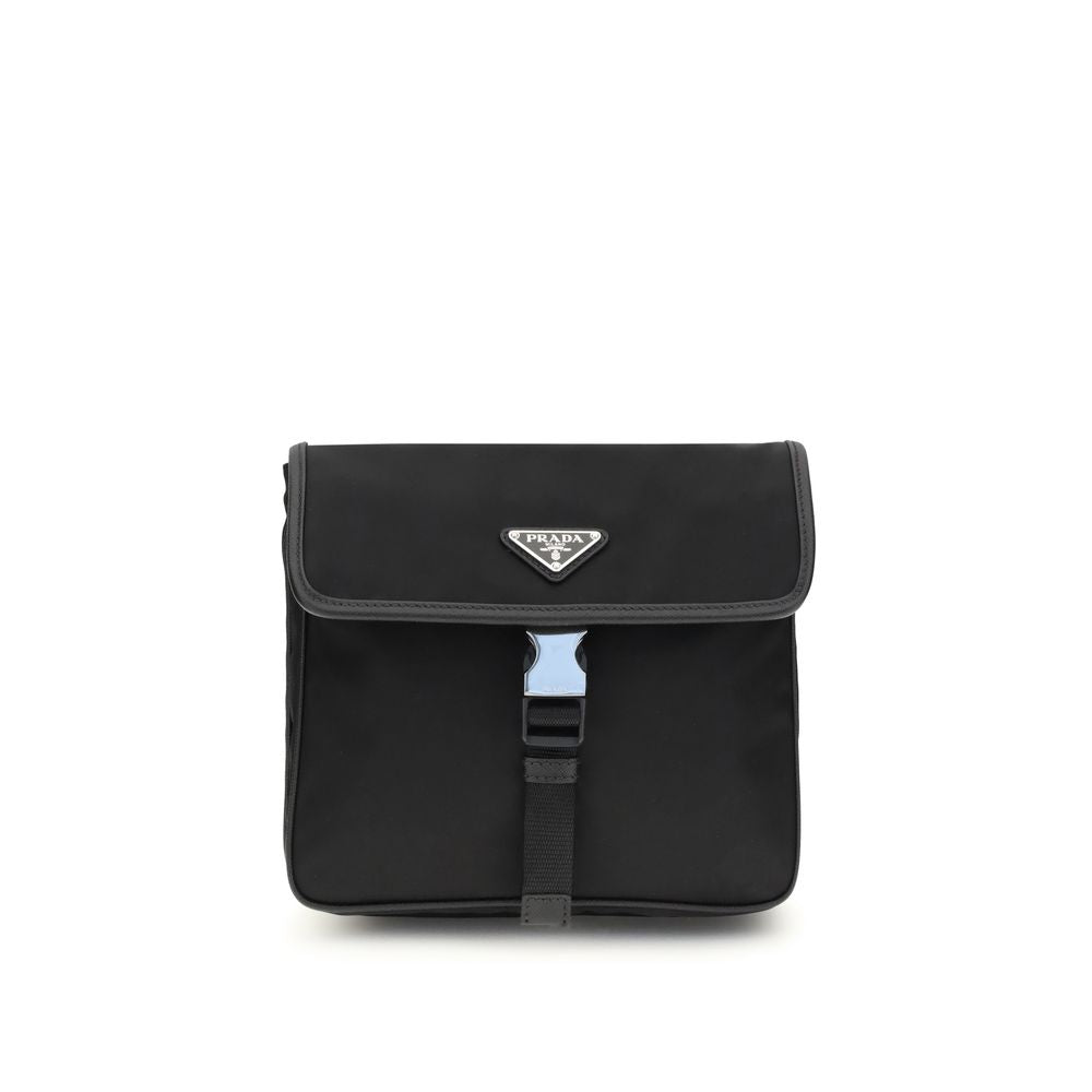 Prada Black Recycled Polyamide Shoulder Bag