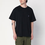 Needles black T-shirt with logo patch QV362PL/Q_NEEDL-BLK_323