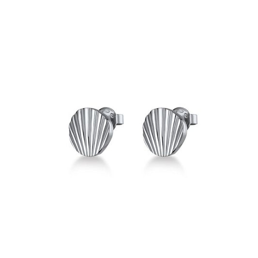 ROSEFIELD JEWELS JEWELRY Mod. JSSES-J168 silver earrings with shell design