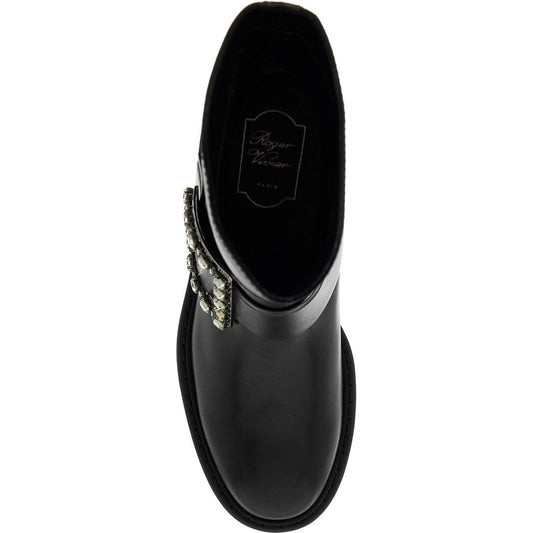 Roger Vivier viv' rangers biker Boots Roger Vivier Black