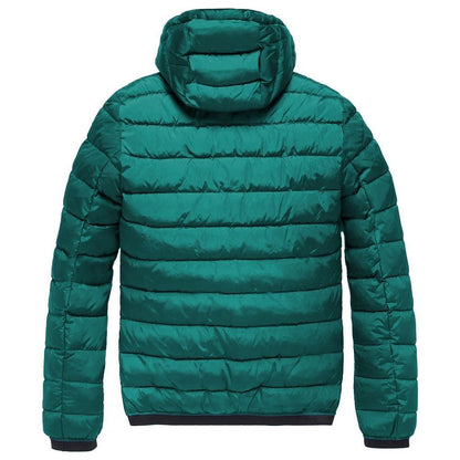 Refrigiwear Green Nylon Men Jacket