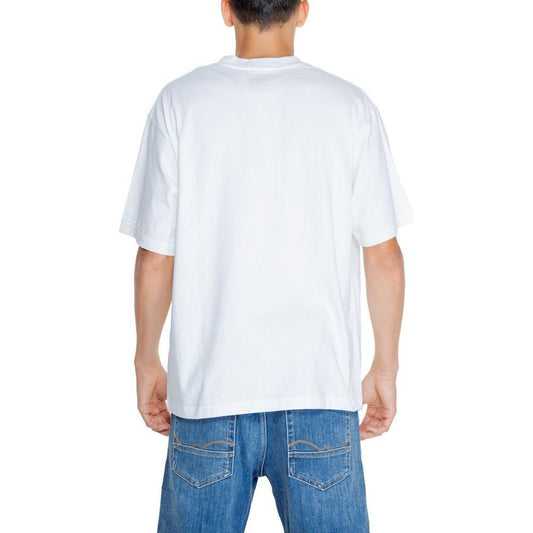 Replay White Cotton T-Shirt RE-14825200008-IT48 | L