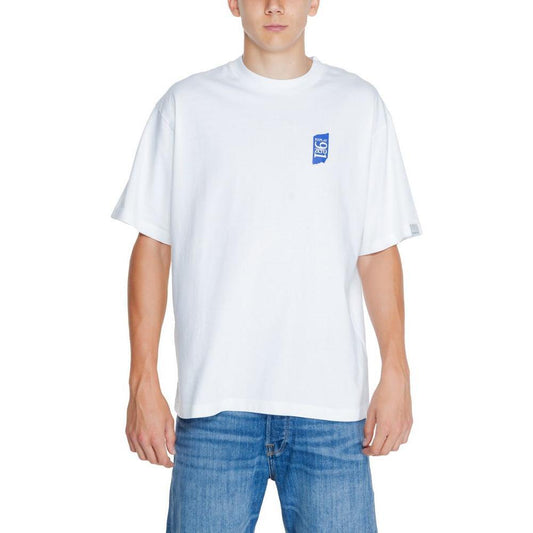 Replay White Cotton T-Shirt RE-14825200008-IT48 | L