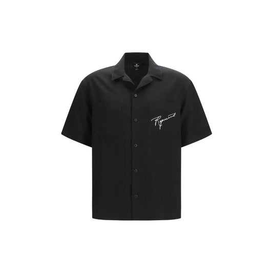 Represent Black Lyocell Pattern Shirt