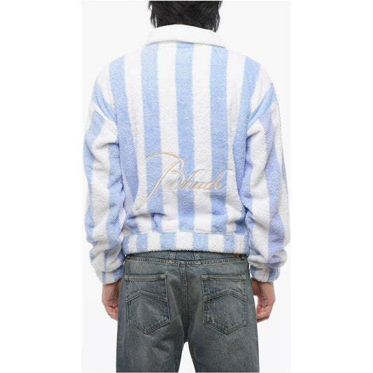 Rhude Rhude Awning Striped Terry Cotton 3-Buttons Sweatshirt RH-P628789-S