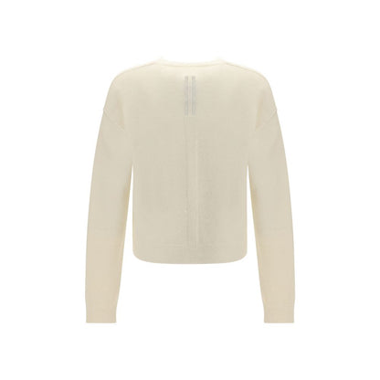 Rick Owens White Alpaca Vicugna Pacos Sweatshirt