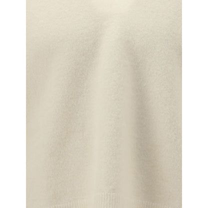 Rick Owens White Alpaca Vicugna Pacos Sweatshirt