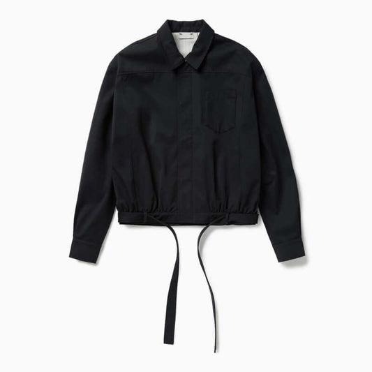 1989 STUDIO Dark blue short trench jacket S03UBG001UFAB001/Q_1989-6200_323