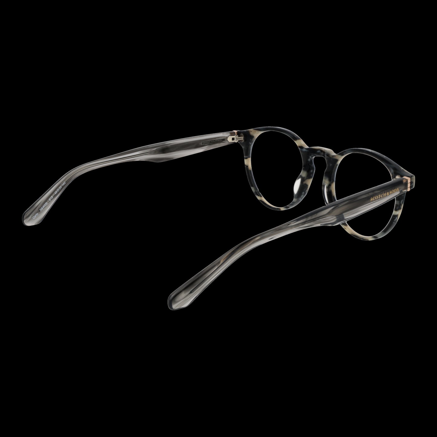 SCOTCH & SODA MOD. SS4009 49815 eyeglasses for gents in a stylish design on a black background.