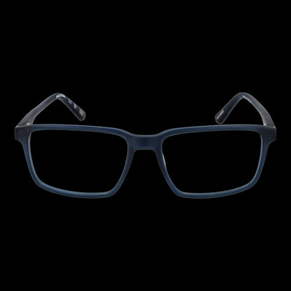 SKECHERS MOD. SE3341 53091 Gent eyeglasses, black square frames, minimalistic design, front view against black background
