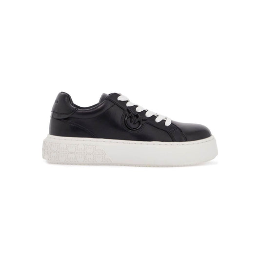 Pinko monogram detail platform sneakers with Sneakers Pinko Light Gray