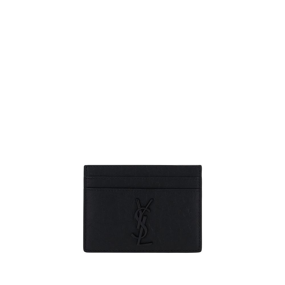 Saint Laurent Black Lamb Ovis Aries Aries Wallet
