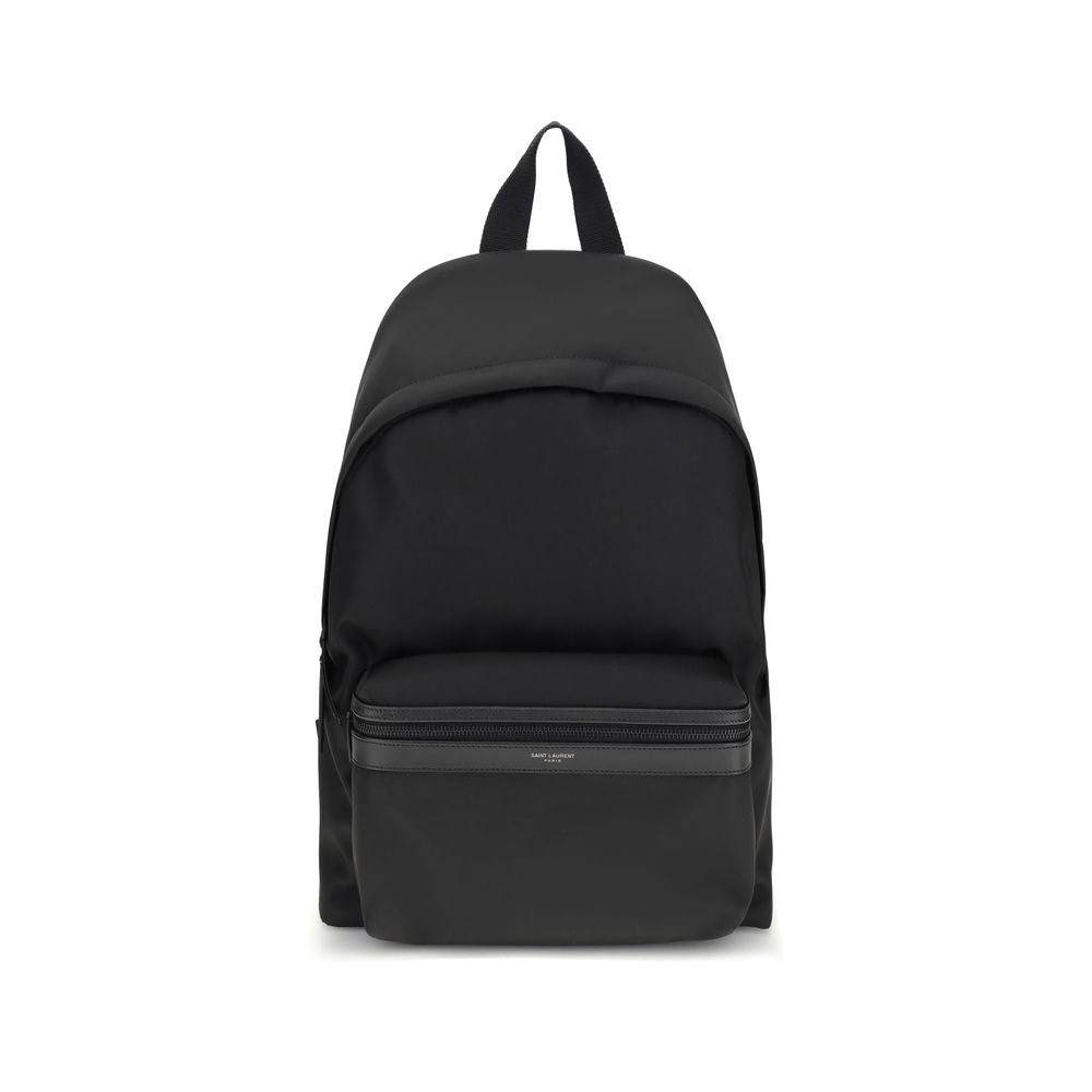 Saint Laurent Black Recycled Polyamide Backpack