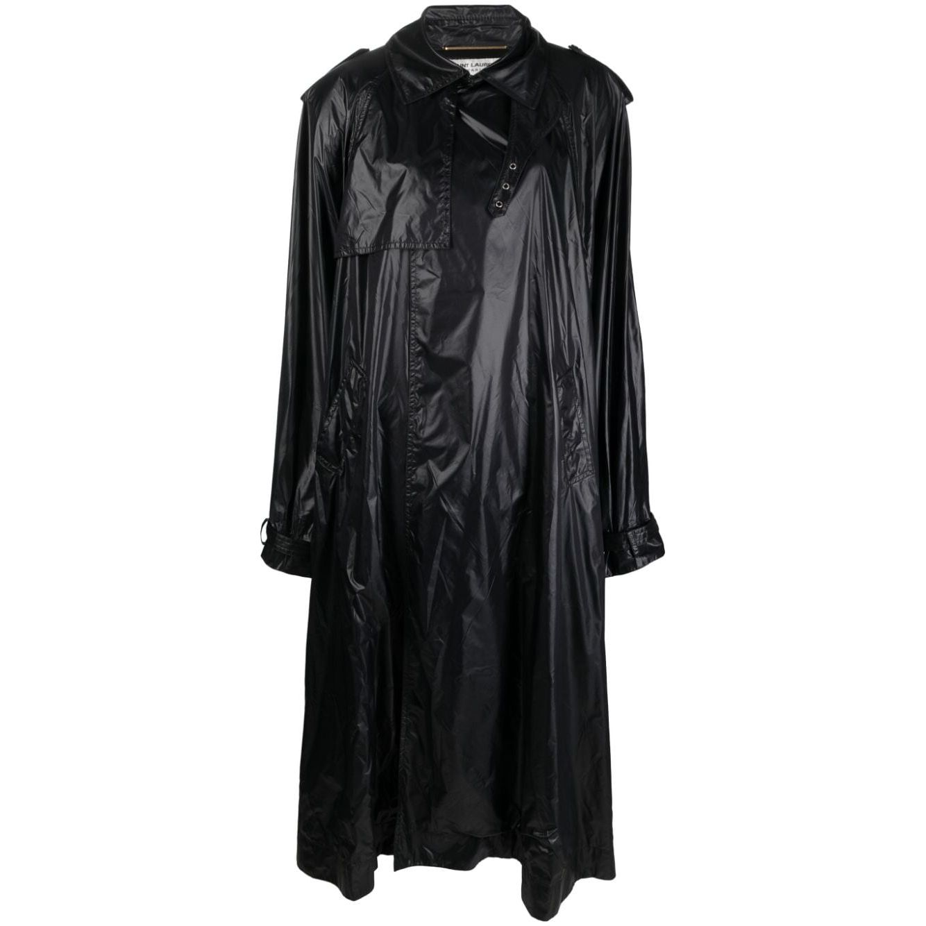 Saint Laurent shoulder-pad Oversized Trench Coat