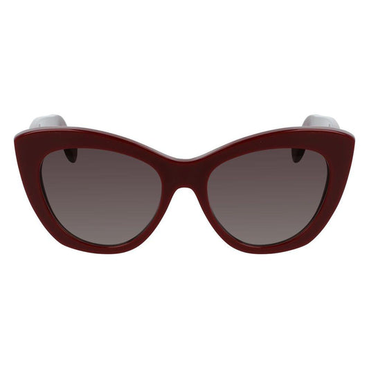 Salvatore Ferragamo Salvatore Ferragamo Bordeaux Haircalf Sunglasses SFSF1022S603AC