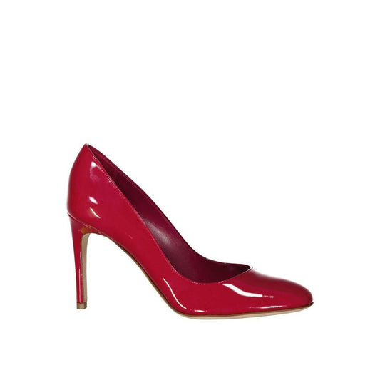 Sergio Rossi Red Calfskin High Heel Pumps