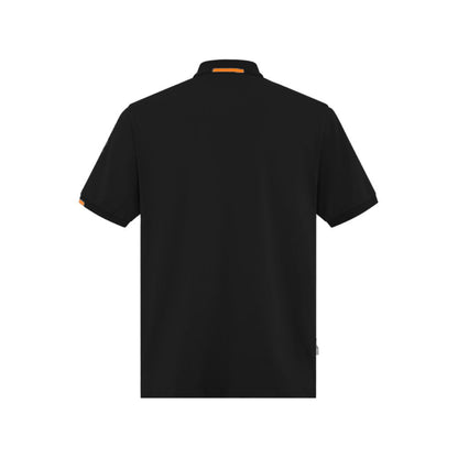 Suns Black Cotton Polo Shirt