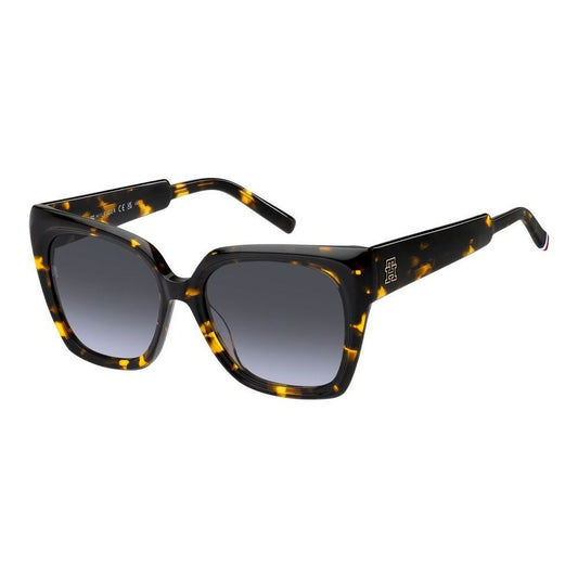 TOMMY HILFIGER MOD. TH 2285_S tortoiseshell sunglasses for ladies with oversized, gradient lenses.