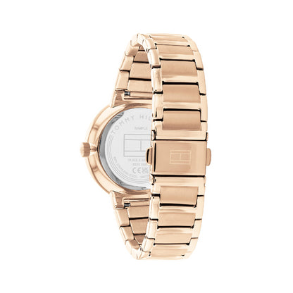 TOMMY HILFIGER Mod. 1782533 ladies' quartz analog watch, 36 mm case, water-resistant 3 ATM, mineral dial, official packaging.