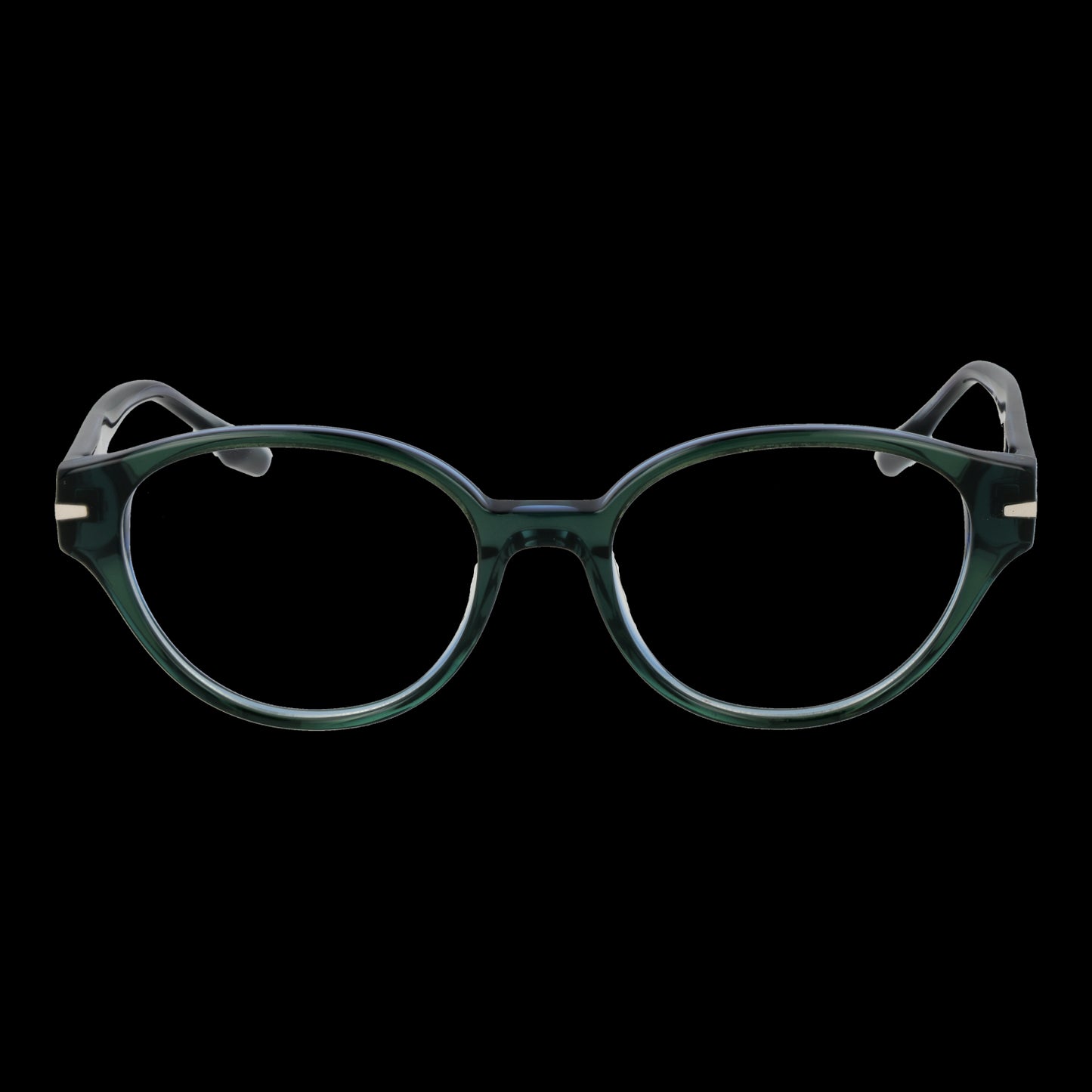 TRUSSARDI MOD. TSW6026 53T02 stylish ladies' eyeglasses with green frame, front view showcasing elegant design.