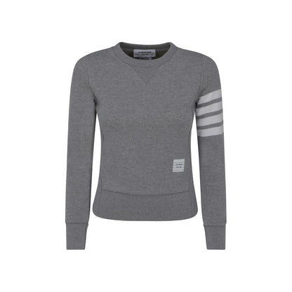 Thom Browne Gray Cotton Sweatshirt