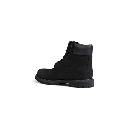 Timberland Black Recycled Leather Lace-Up Boots