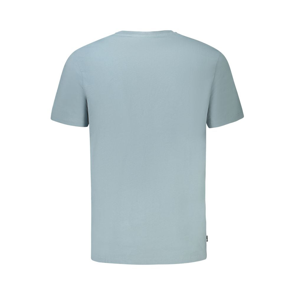 Back view of Timberland Light Blue Organic Cotton Men T-Shirt