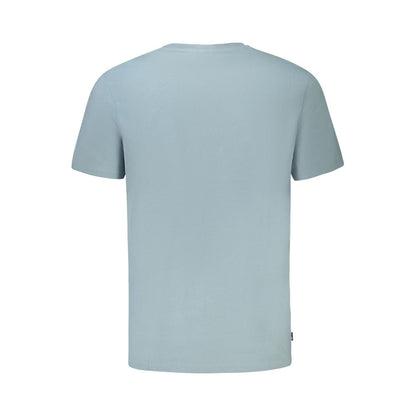 Back view of Timberland Light Blue Organic Cotton Men T-Shirt
