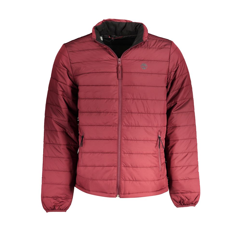 Timberland Red Polyester Men's Sports Jacket