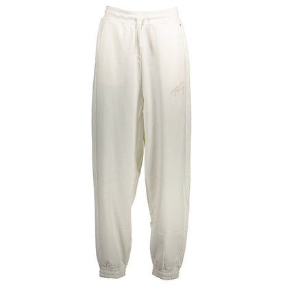 Tommy Hilfiger White Cotton Pant