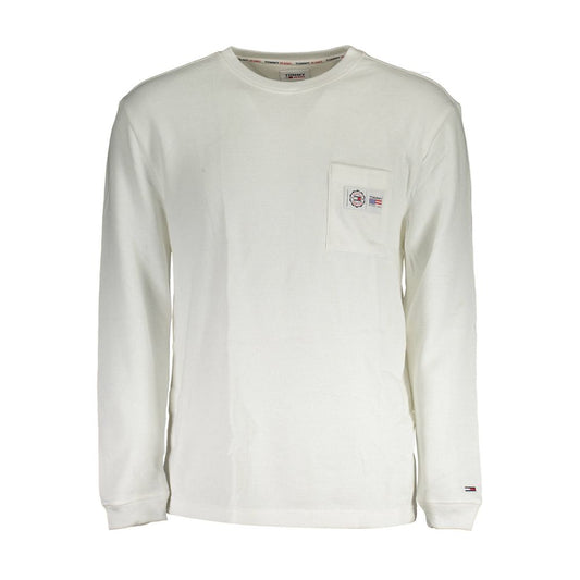 Tommy Hilfiger White Cotton Sweater