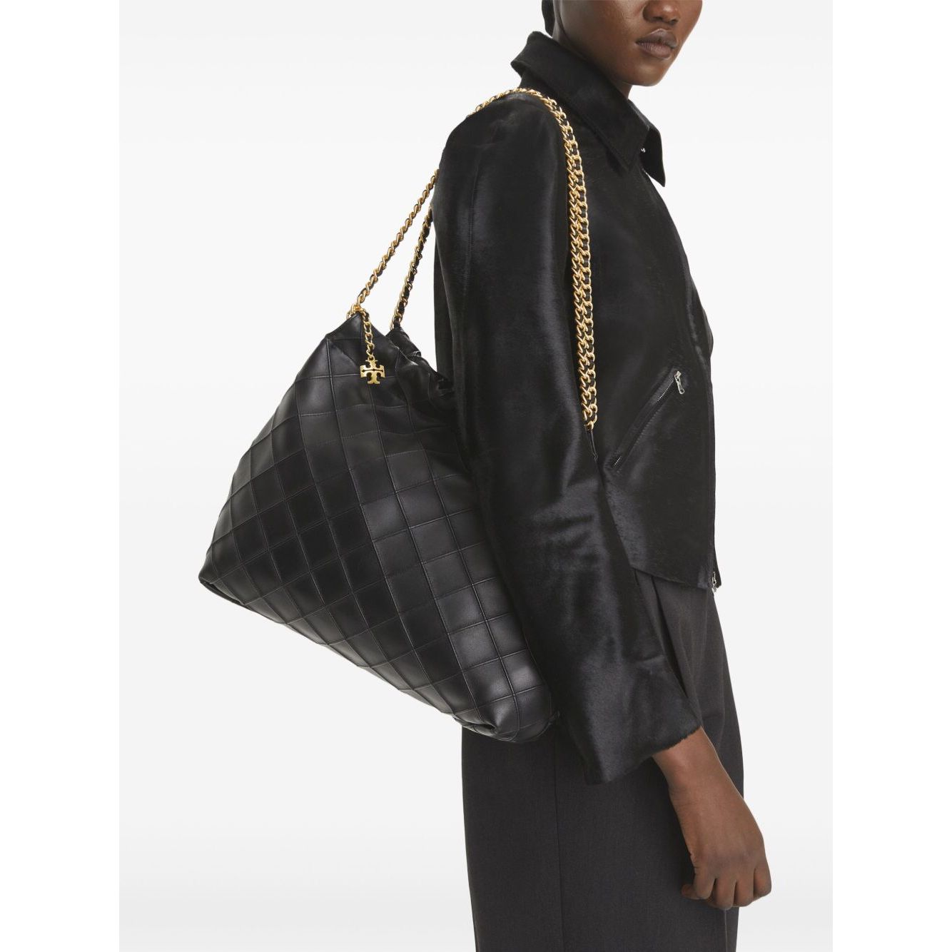 Tory Burch Fleming leather hobo bag