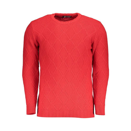 U.S. Grand Polo U.S. Grand Polo Red Fabric Sweater US-25715-M