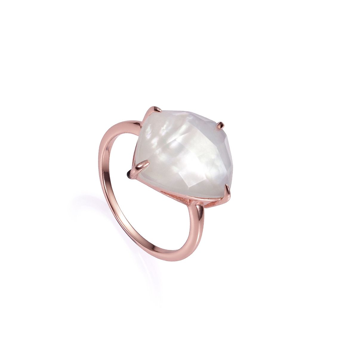 VICEROY JEWELS Mod. 15110A014-40 silver lady ring with quartz analog dial and mineral material in official packaging.